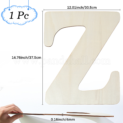 Письмо необработанные листы мдф WOOD-WH20012-008Z-1