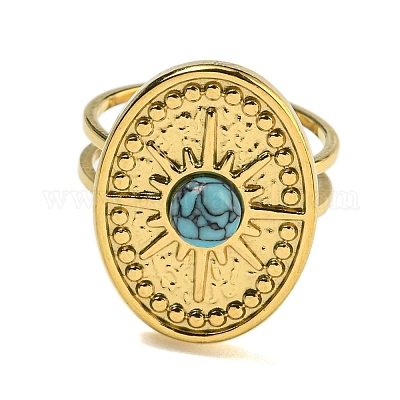 Ионное покрытие (ip) 304 нержавеющая сталь открытые манжетные кольца RJEW-C079-04G-1