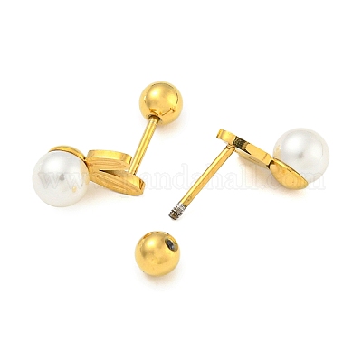 Ионное покрытие (ip) 304 нержавеющая сталь беруши калибры EJEW-H012-06G-1