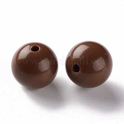 Непрозрачные акриловые бусины X-MACR-S370-C16mm-A17-1