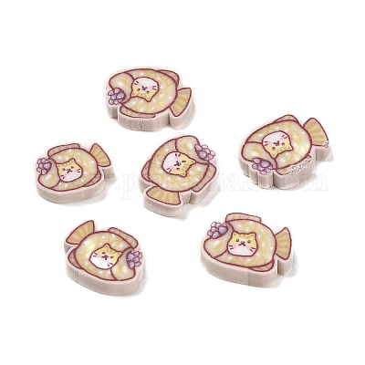 Кабошоны из полимерной глины ручной работы CLAY-B005-11C-1