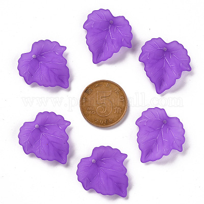 Осенняя тема прозрачные матовые акриловые подвески PAF002Y-8-1