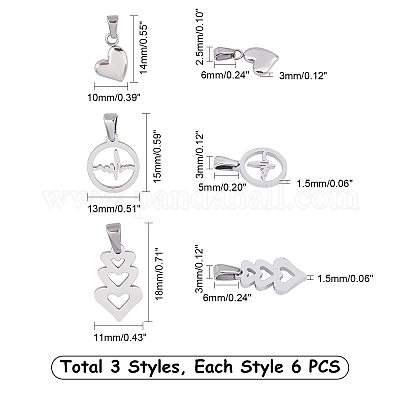 Подвески из нержавеющей стали 304 STAS-UN0012-48-1