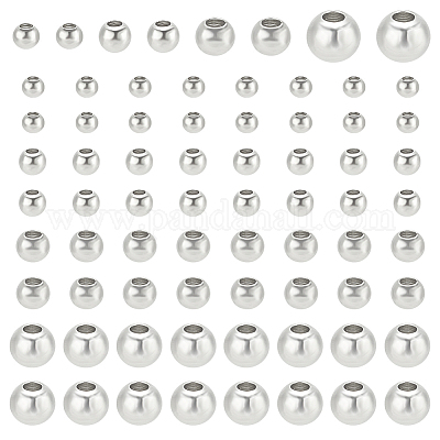 200шт 4 стиля латунные бусины KK-BC0013-83-1