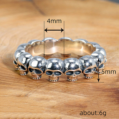 Кольца для пальцев с черепом и головой из сплава FS-WGF71B4-03-1