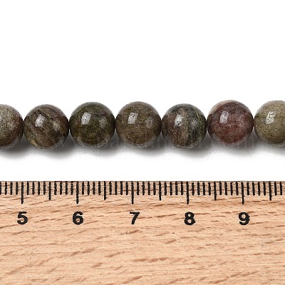 Естественно клубника кварц круглые бусины нити&nbsp;G-Z127-A02-8mm-1