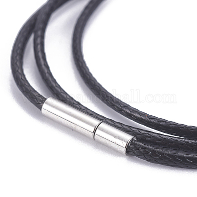 Вощеный шнур ожерелье материалы MAK-L019-02A-1