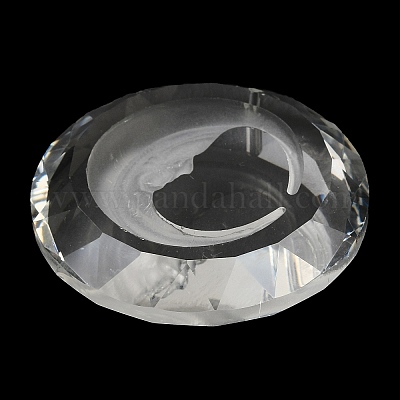 Прозрачные стеклянные подвески GLAA-F118-06-1