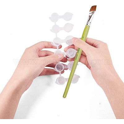 3 мл 6 коробки пластиковые пустые палитры краски TOOL-PH0016-56-WH-1