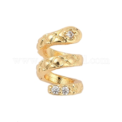 Латунные микро проложить кубического циркония бусы KK-P302-16G-1