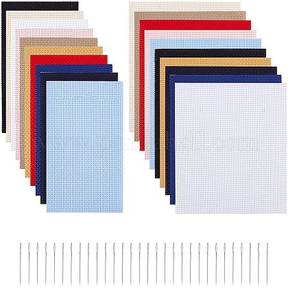11CT Cross Stitch Fabric Sheets DIY-NB0004-11-1