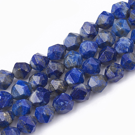 Naturales lapis lazuli teñidos abalorios hebras G-T064-46A-1