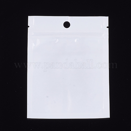 Sacs de fermeture à glissière en plastique de film de perle OPP-R003-9x12-1