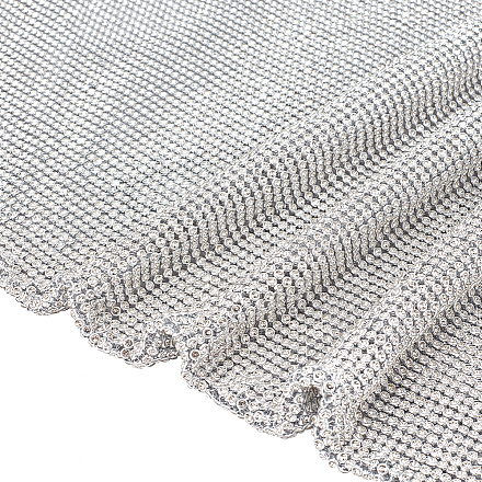 Алюминиевый рулон сетки со стразами FIND-WH0421-128S-1