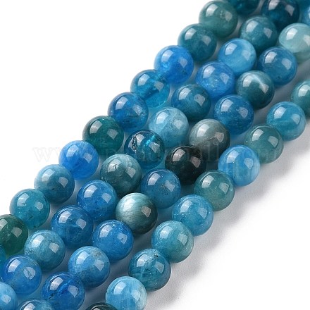 Natural Apatite Beads Strands G-J373-21-5.5mm-01-1