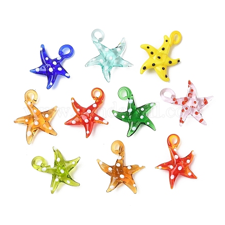 Ciondoli a lume fatti a mano da 5 pezzo&nbsp;LAMP-YW0001-85-1