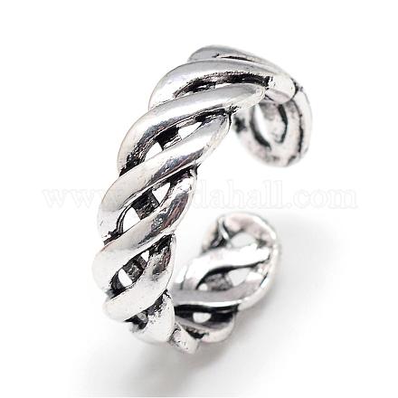 Adjustable Alloy Cuff Finger Rings RJEW-S038-088-1