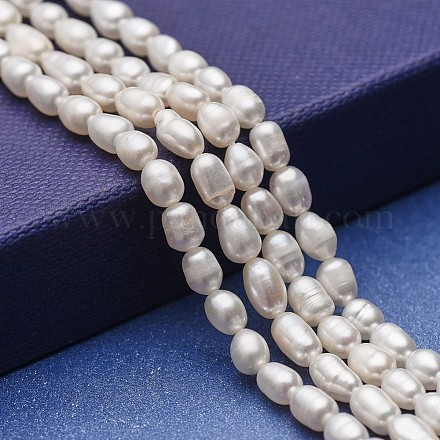 Natural Cultured Freshwater Pearl Beads Strands PEAR-P060-11-1