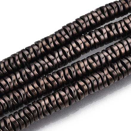 Electroplate Non-magnetic Synthetic Hematite Beads Strands G-N0321-07B-1