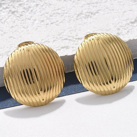 Серьги-гвоздики из нержавеющей стали 304 EJEW-L296-013G-02-1