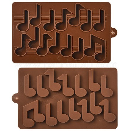 Музыкальная нота пищевая силиконовая форма DIY-CJC0007-05-1