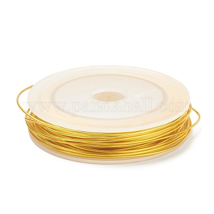 （見切りセール不良：スプール不良）  銅クラフトワイヤー  ゴールドカラー  18ゲージ  1mm  約10m /ロール CWIR-XCP0002-04-1