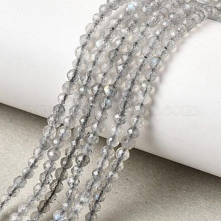 Природные лабрадорита бисер нитей&nbsp;G-H336-A08-02-1