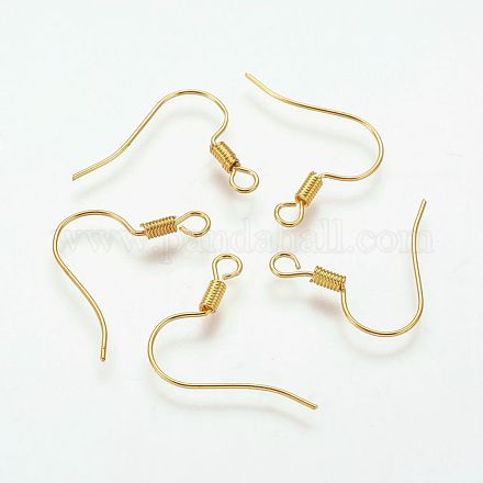 Crochets d'oreille en laiton KK-Q363-G-NF-1