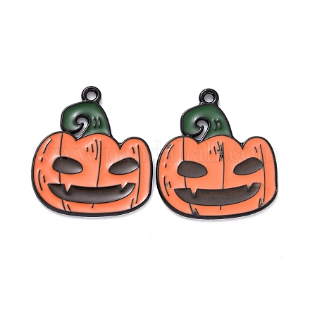 Emaille-Anhänger aus Halloween-Legierung ENAM-B047-04EB-1