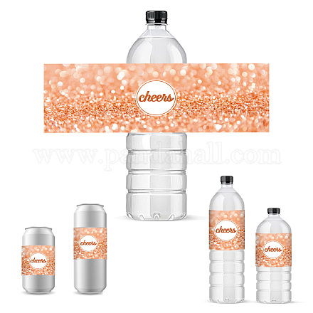 Pegatinas adhesivas para etiquetas de botellas DIY-WH0520-004-1