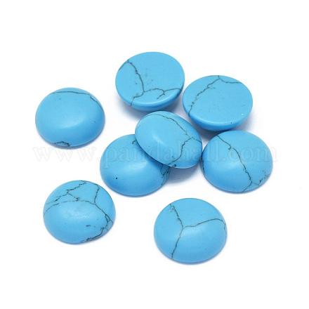 Synthetic Turquoise Cabochons G-G788-C-06-1