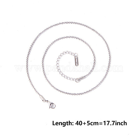 Не тускнеющие цепочки унисекс из нержавеющей стали 304 PX8317-1-1