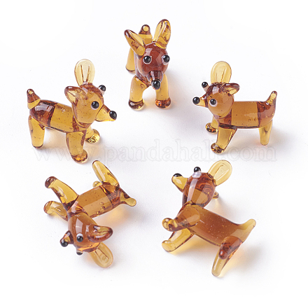 Adornos artesanales para exhibir cachorros de murano LAMP-L075-039-1