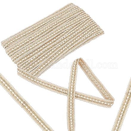 Polyester Braided Lace Trims OCOR-WH0070-21A-1