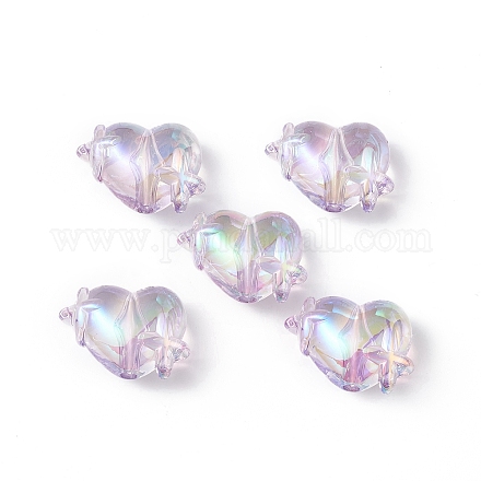 Perles en acrylique transparente OACR-B005-01F-1