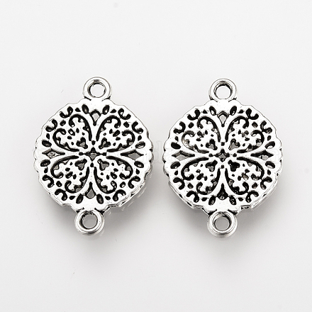 Соединители из сплава в тибетском стиле TIBE-Q077-11AS-RS-1