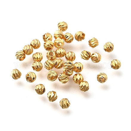 Латунные бусины KK-B147-02B-G-1