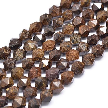 Natural Bronzite Beads Strands G-N0313-07-10mm-1