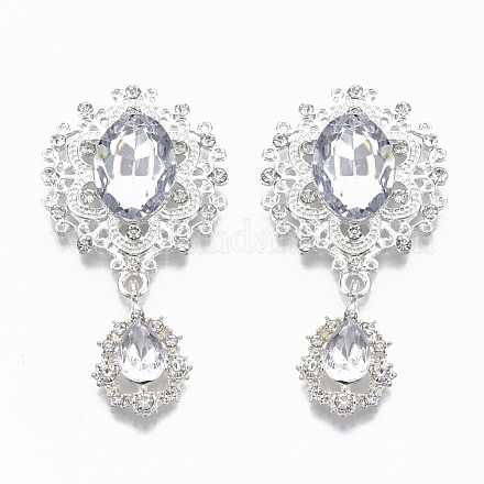 Alloy Cabochons X-RB-R059-03S-1
