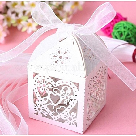Amor corazón partido boda hueco regalos dulces cajas CON-WH0021-B02-1