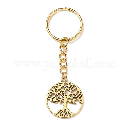 Брелок с подвеской из сплава в тибетском стиле KEYC-JKC00336-1