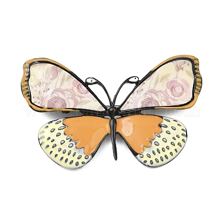 Эмалированные булавки в виде бабочек JEWB-I052-04EB-03-1