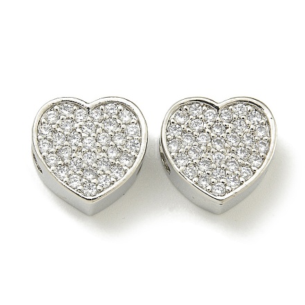 Стойки обшивки латунь микро проложить кубического циркония бусы KK-K386-16P-1