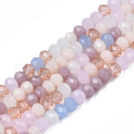 Opache perle di vetro fili X-GLAA-T006-07-A09-1