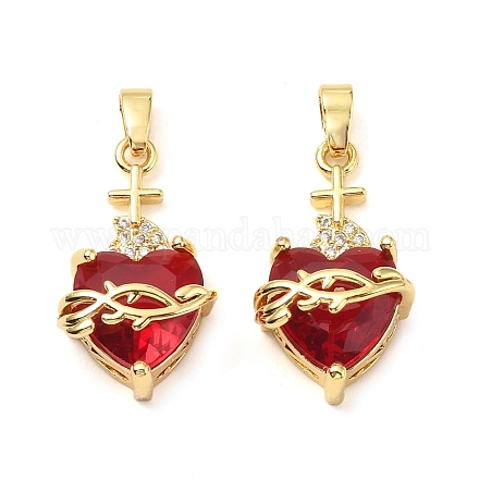 Латунные микро проложить кубического циркония подвески KK-G533-08G-1