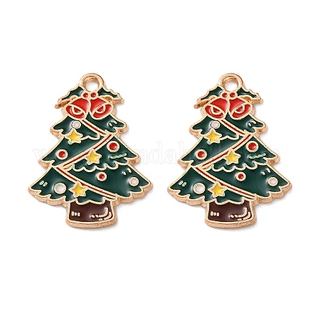 Подвески из эмали и сплава X-ENAM-I061-01KCG-02-1