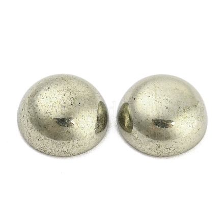 Cabochons de pyrite naturelle G-G013-01B-1
