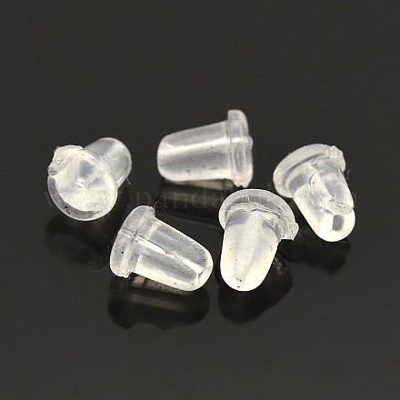 Clear Plastic Ear Nuts KY-F002-02A-1