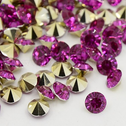 Grade AAA Pointed Back Resin Rhinestones CRES-R120-4.0mm-25-1