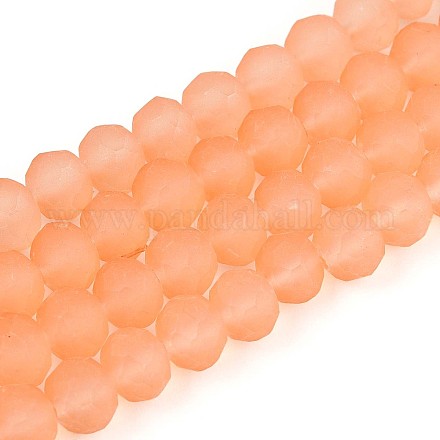 Нити стеклянных бусин FGLA-N003-6mm-06-1